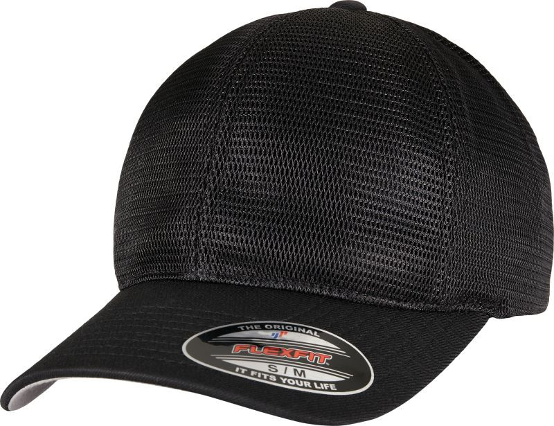 Flexfit 360/360T 6 panelová síťovaná kšiltovka 55.0360 black