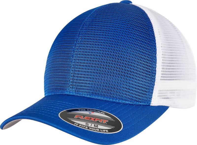 Flexfit 360/360T 6 panelová síťovaná kšiltovka 55.0360 royal/white