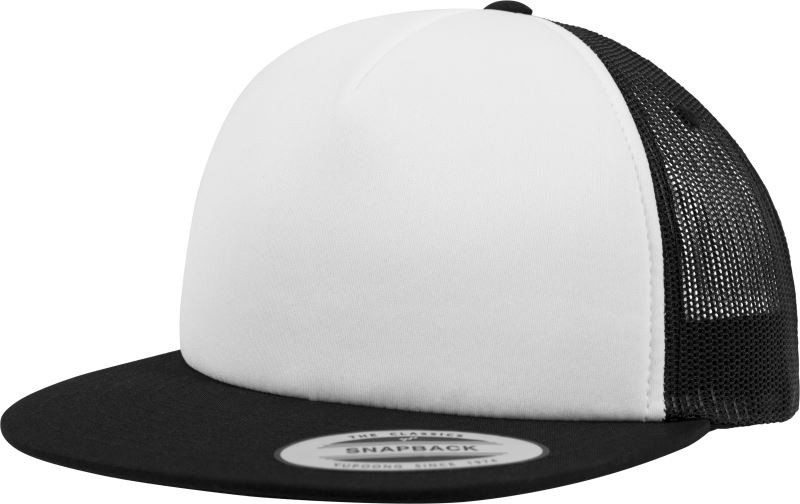 Flexfit 6005FW 5 Panelová pěnová kšiltovka 55.05FW black/white/black