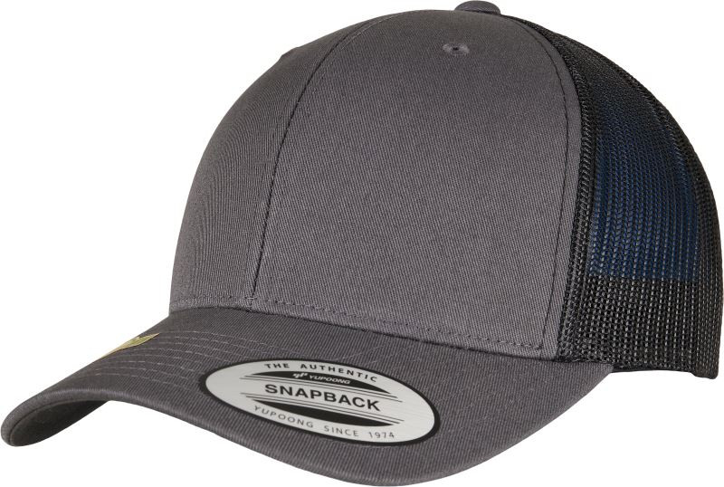 Flexfit 6606RT/6606TR 6 panelová Trucker kšiltovka "Recycled" 55.06RT charcoal/black