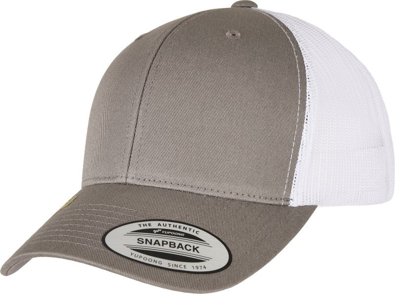 Flexfit 6606RT/6606TR 6 panelová Trucker kšiltovka "Recycled" 55.06RT grey/white