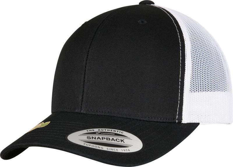 Flexfit 6606RT/6606TR 6 panelová Trucker kšiltovka "Recycled" 55.06RT black/white