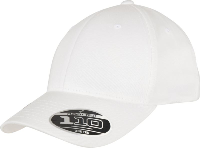 Flexfit 110OC 6 panelová kšiltovka z bio bavlny 55.10OC white