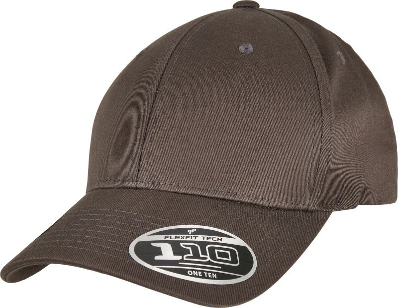 Flexfit 110OC 6 panelová kšiltovka z bio bavlny 55.10OC dark grey