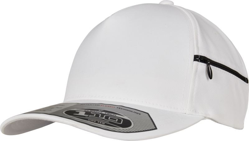 Flexfit 110ZP 5 panelová kšiltovka "Pocket" 55.10ZP white