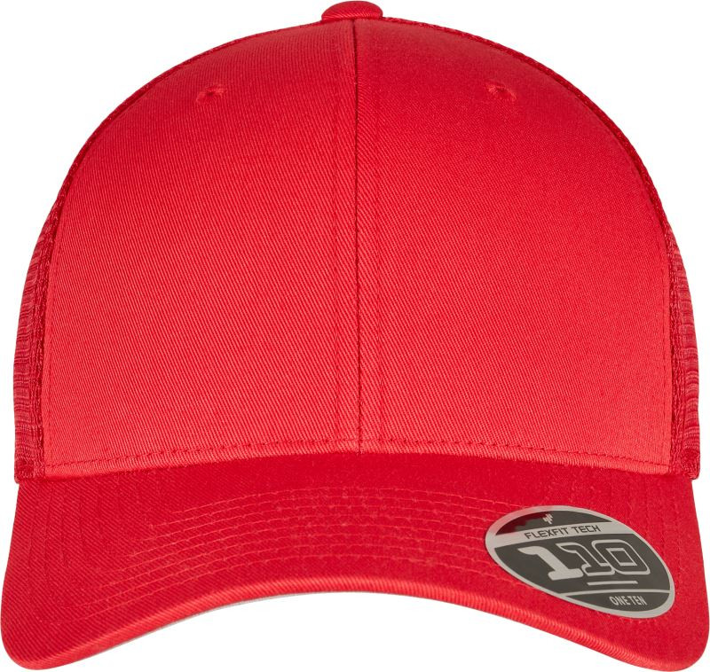 Flexfit 110M/110BM 6 panelová síťovaná kšiltovka 55.110M red