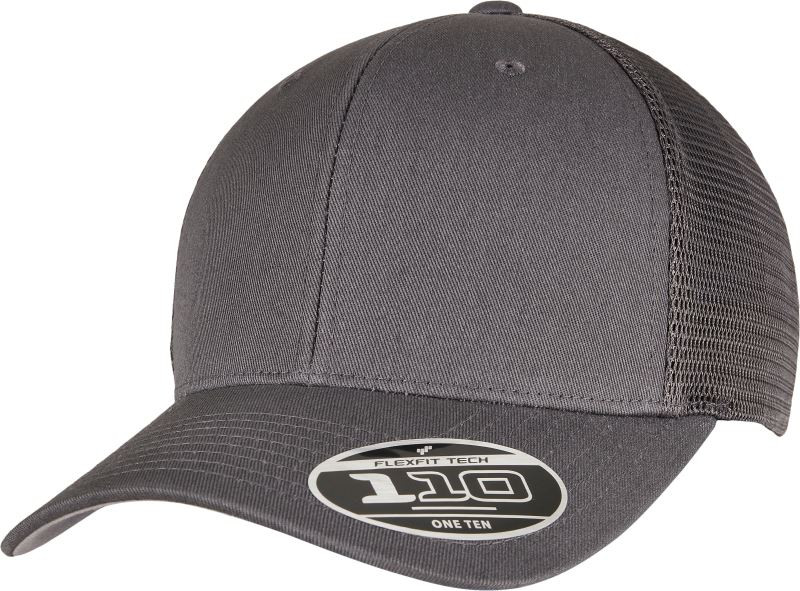 Flexfit 110M/110BM 6 panelová síťovaná kšiltovka 55.110M charcoal/white - Dámské oblečení doplňky klobouky a&nbsp;kšiltovky