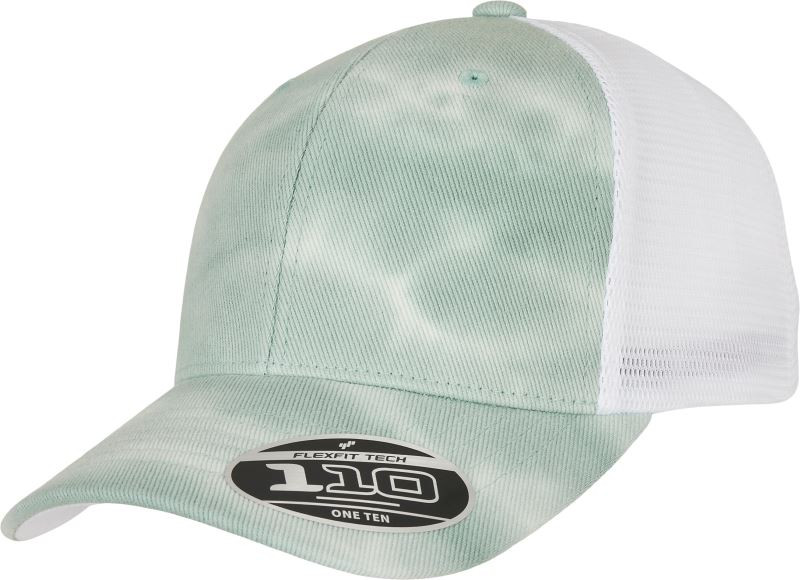Flexfit 110M/110BM 6 panelová síťovaná kšiltovka 55.110M batik mint