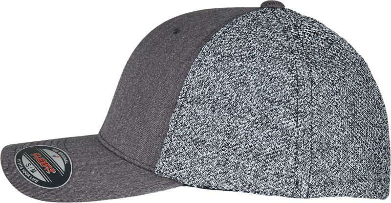 Flexfit 6511MM 6 panelová Trucker kšiltovka "Melange" 55.11MM black/grey melange