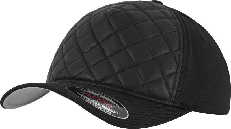 Flexfit 6277Q 5 panelová kšiltovka "Diamond Quilted" 55.277Q black