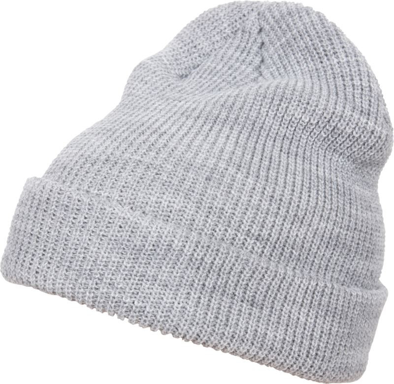 Flexfit 1545K Dlouhá pletená čepice 55.545K heather grey