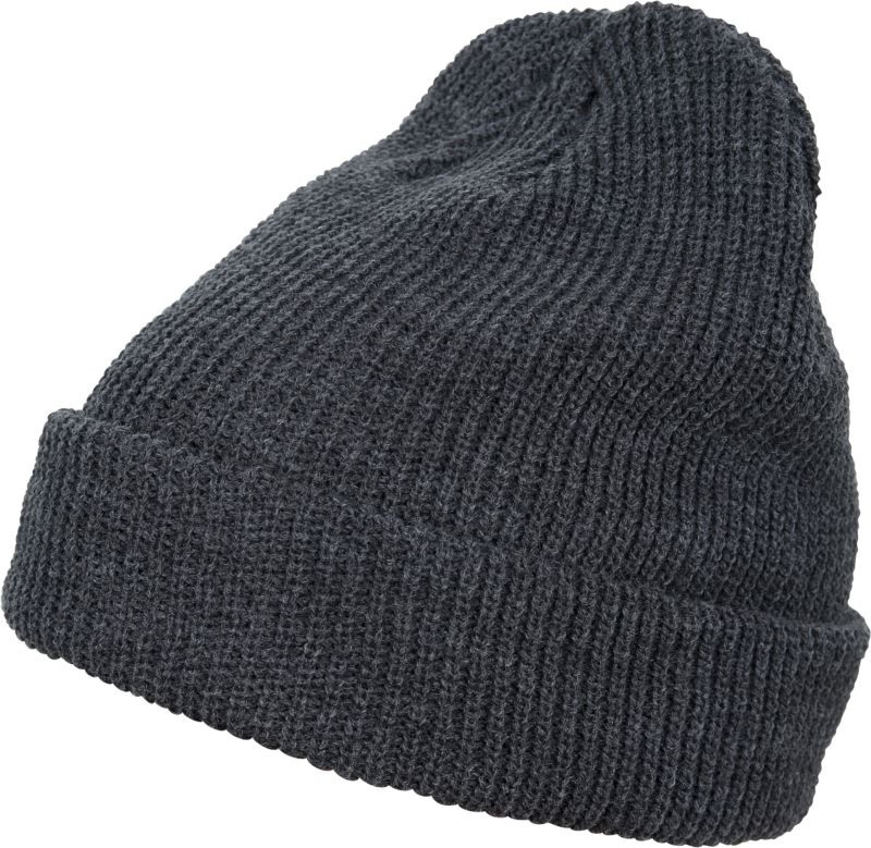 Flexfit 1545K Dlouhá pletená čepice 55.545K dark grey - Dámské oblečení doplňky klobouky a&nbsp;kšiltovky