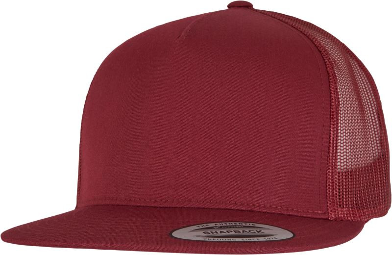 Flexfit 6006 5 panelová Trucker kšiltovka 55.6006 maroon