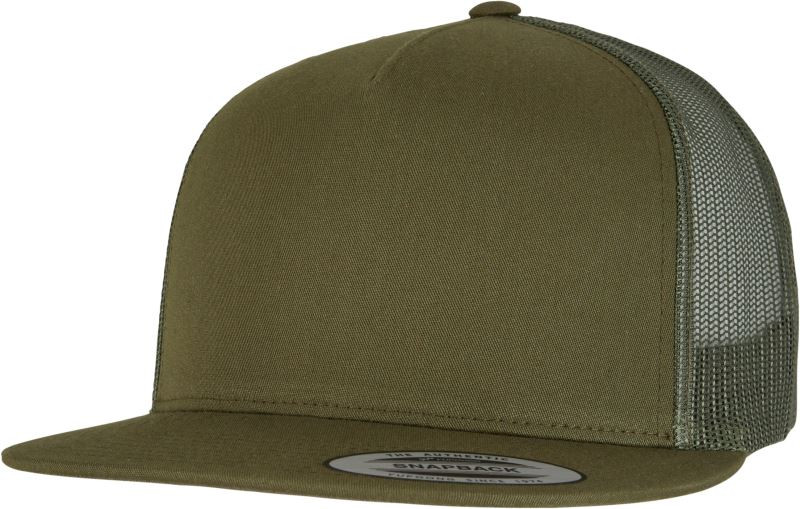Flexfit 6006 5 panelová Trucker kšiltovka 55.6006 moss green