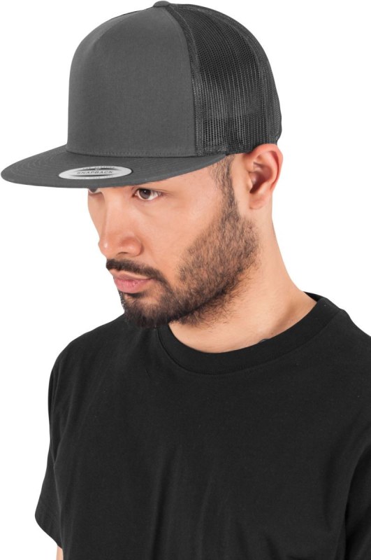 Flexfit 6006 5 panelová Trucker kšiltovka 55.6006 charcoal