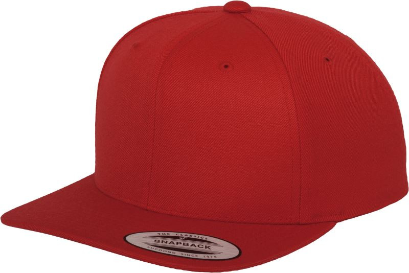 Flexfit 6089M 6 panelová Snapback kšiltovka 55.6089 red