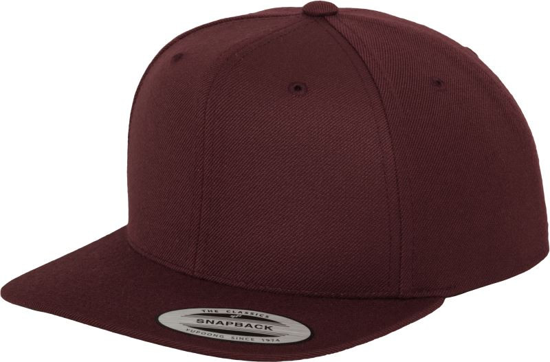 Flexfit 6089M 6 panelová Snapback kšiltovka 55.6089 maroon
