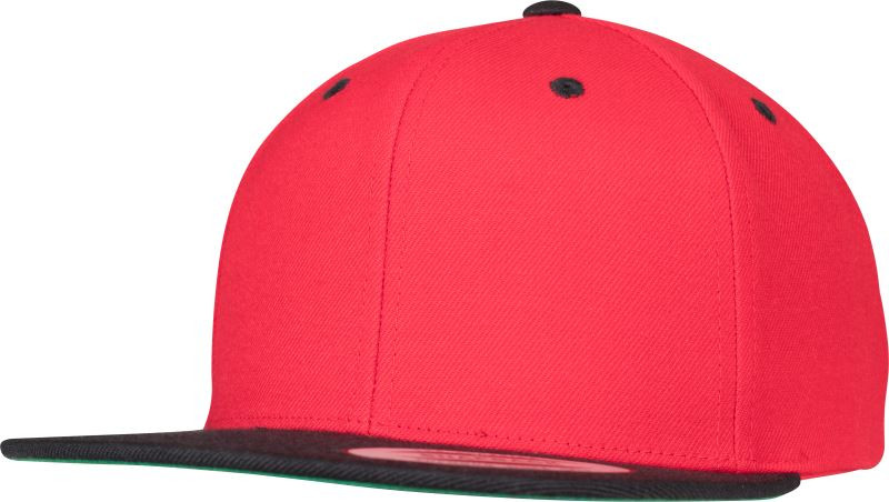 Flexfit 6089M 6 panelová Snapback kšiltovka 55.6089 red/black