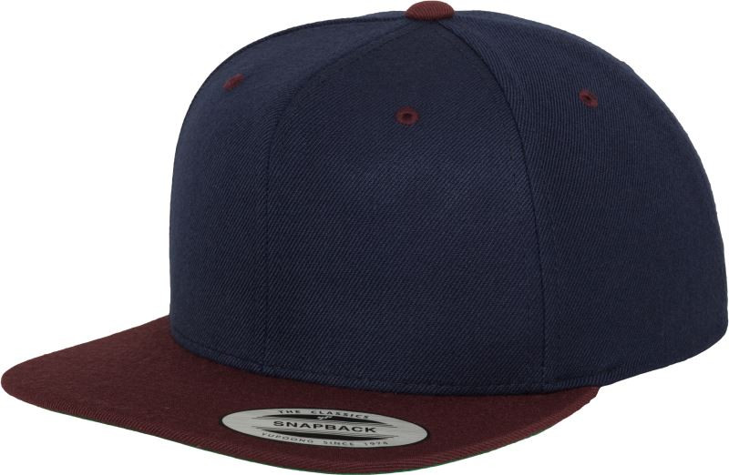 Flexfit 6089M 6 panelová Snapback kšiltovka 55.6089 navy/maroon