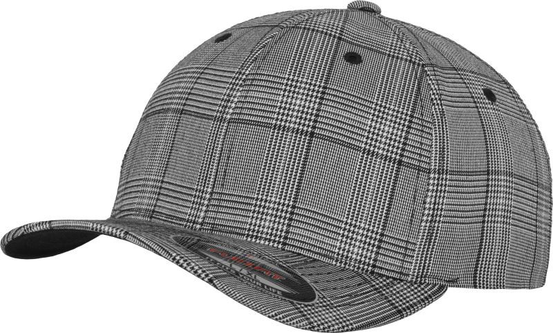 Flexfit 6196 6 panelová kšiltovka Flexfit Glenček 55.6196 black/white