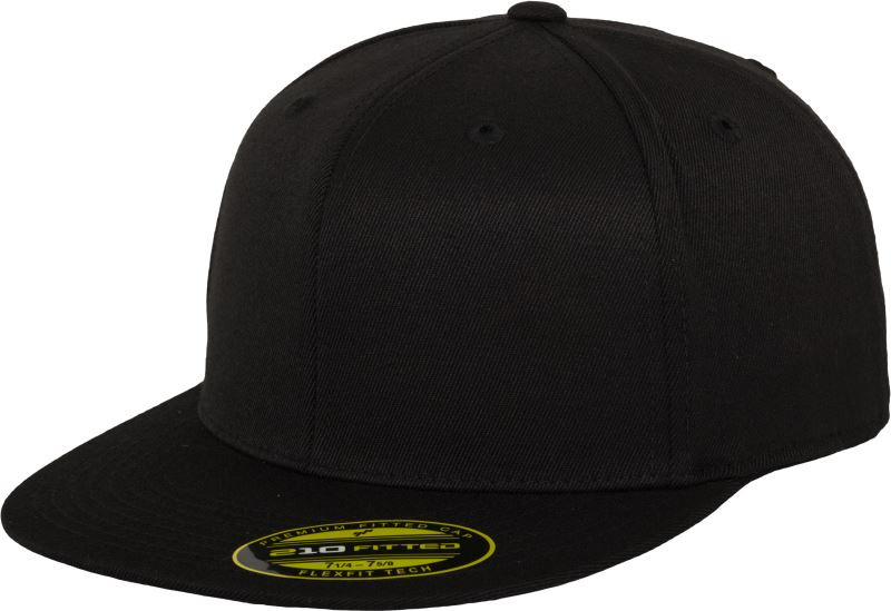 Flexfit 6210/6210T 6 panelová kšiltovka Premium 210 Fitted 55.6210 black - Dámské oblečení doplňky klobouky a&nbsp;kšiltovky