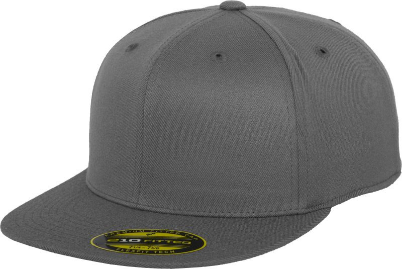 Flexfit 6210/6210T 6 panelová kšiltovka Premium 210 Fitted 55.6210 dark grey