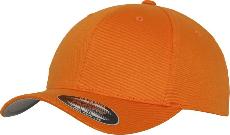 Flexfit 6277 6 Panelová kšiltovka Flexfit Wooly Combed 55.6277 orange