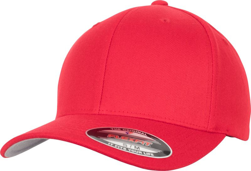 Flexfit 6477 6 panelová kšiltovka 55.6477 red