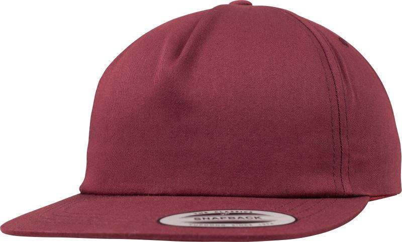 Flexfit 6502 5 panelová Snapback kšiltovka 55.6502 maroon