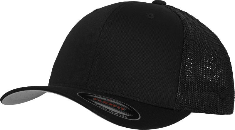 Flexfit 6511 6 panelová Trucker kšiltovka "Mesh" 55.6511 black