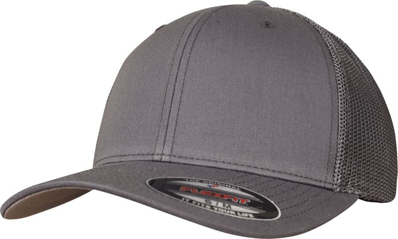 Flexfit 6511 6 panelová Trucker kšiltovka "Mesh" 55.6511 dark grey