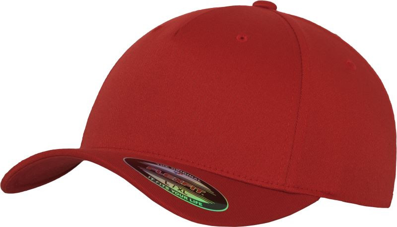 Flexfit 6560 5 panelová Flexfit kšiltovka 55.6560 red