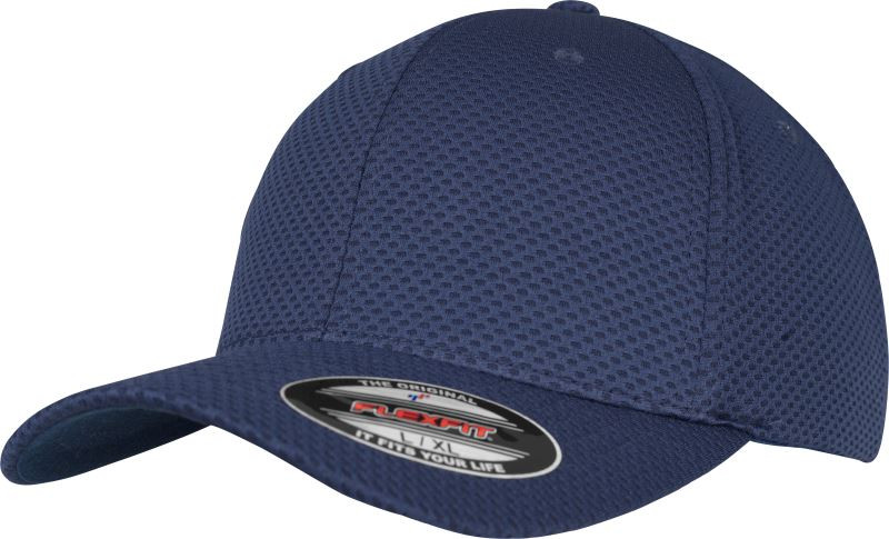 Flexfit 6584 6 panelová žerzej kšiltovka „3D Hexagon“ 55.6584 navy
