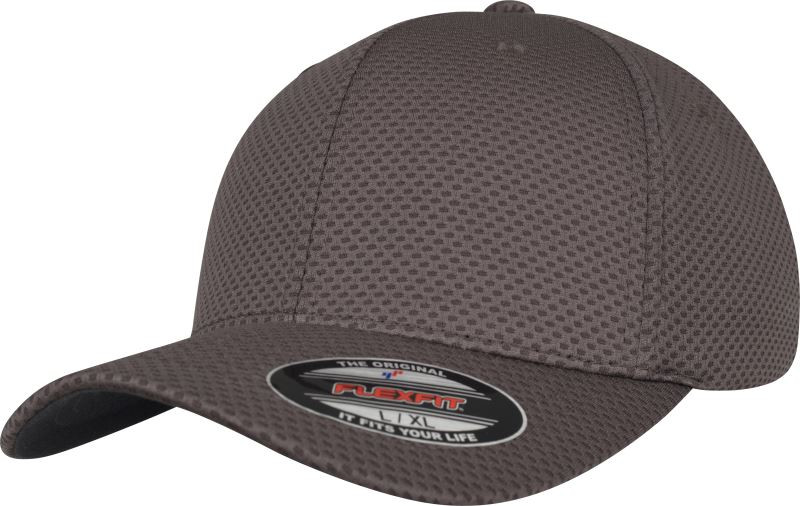 Flexfit 6584 6 panelová žerzej kšiltovka „3D Hexagon“ 55.6584 dark grey