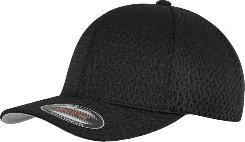 Flexfit 6777 6 panelová kšiltovka "Athletic Mesh" 55.6777 black