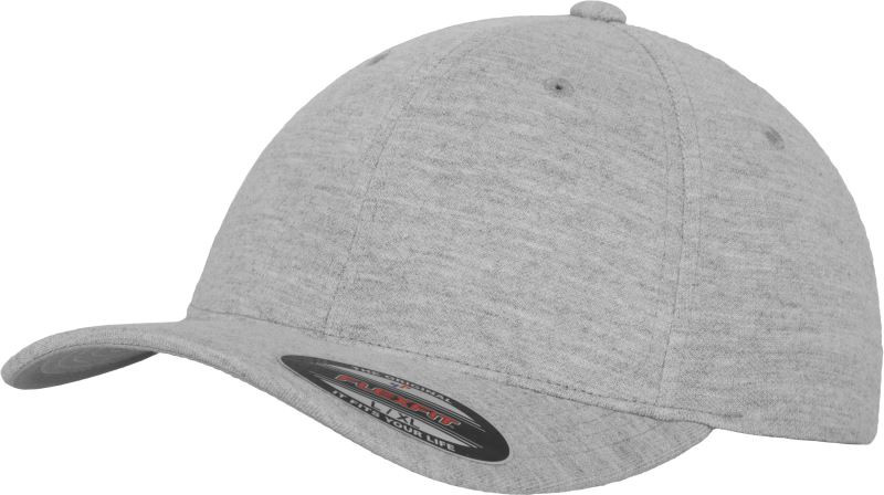 Flexfit 6778/6778T Kšiltovka Flexfit z dvojitého žerzeje 55.6778 heather grey