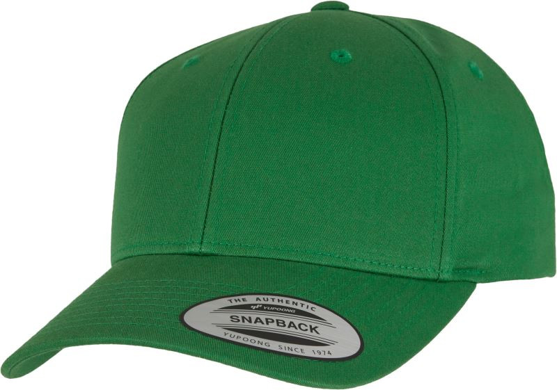 Flexfit 7706 6 panelová Snapback kšiltovka "Classic" 55.7706 classic green