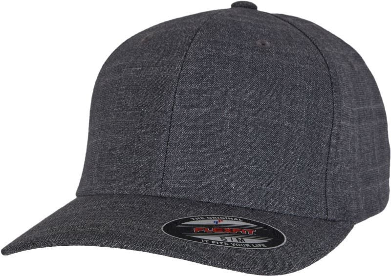 Flexfit 6277FM 6 panelová melírovaná kšiltovka 55.77FM charcoal melange