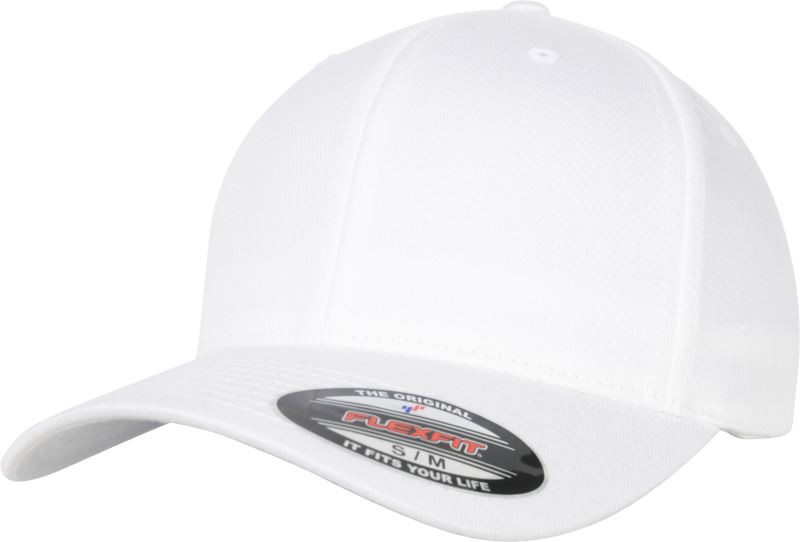 Flexfit 6277OC 6 panelová kšiltovka z bio bavlny 55.77OC white