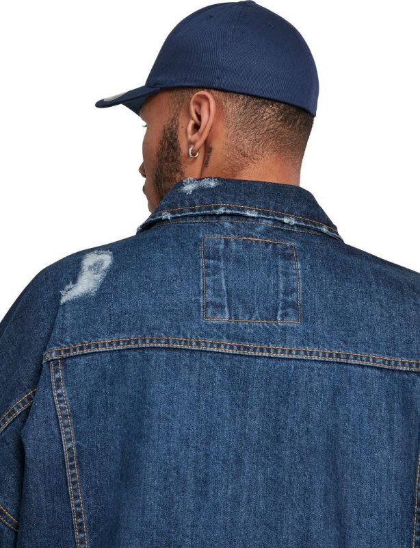Flexfit 6277OC 6 panelová kšiltovka z&nbsp;bio bavlny 55.77OC navy - Dámské oblečení doplňky klobouky a&nbsp;kšiltovky