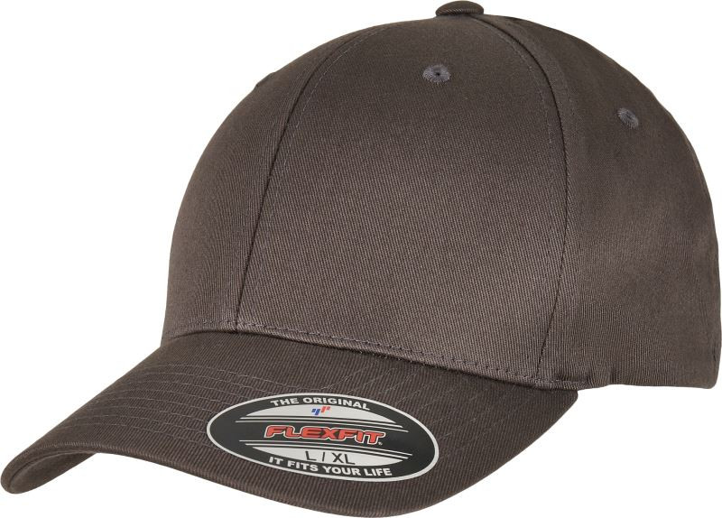 Flexfit 6277OC 6 panelová kšiltovka z bio bavlny 55.77OC dark grey