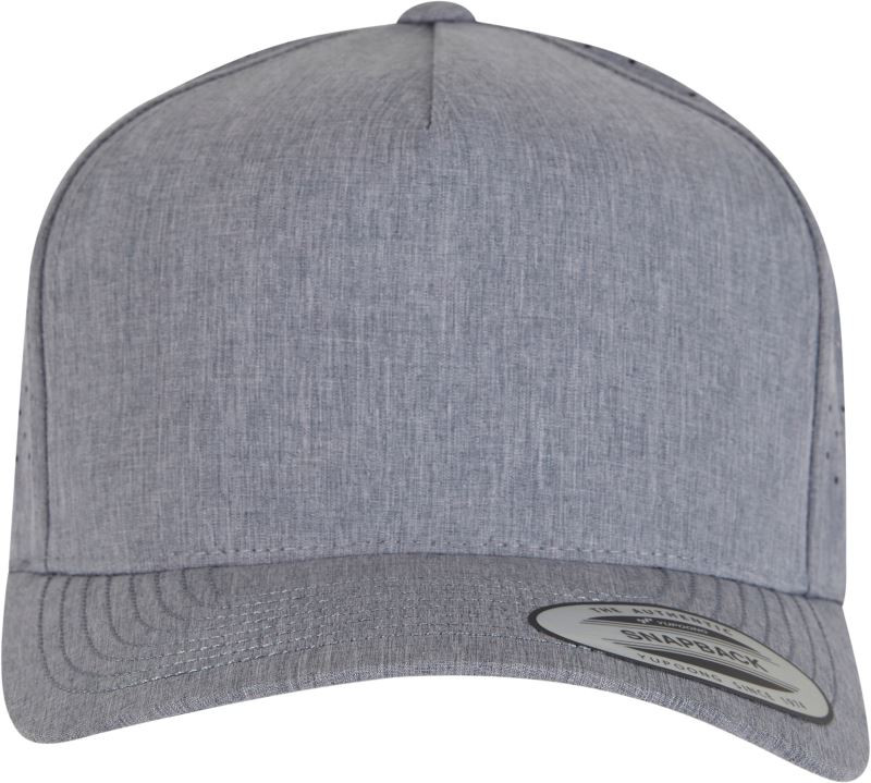 Flexfit 5389AP 5 panelová laser cut kšiltova "YP Classics" 55.89AP heather grey