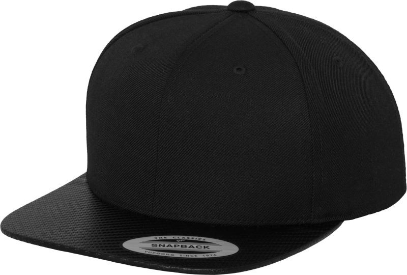 Flexfit 6089CA 6 panelová Snapback kšiltovka "Carbon" 55.89CA black/carbon
