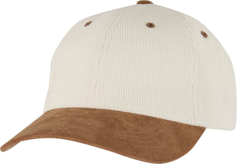 Flexfit 9279 6 panelová kšiltovka "Corduroy Suede" 55.9279 cream/caramel
