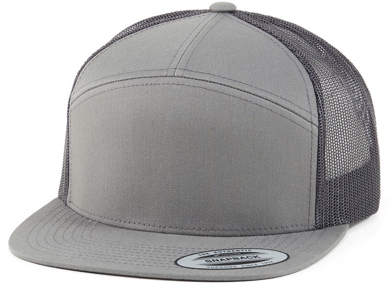 Flexfit 9294 7 panelová Trucker kšiltovka 55.9294 dark grey