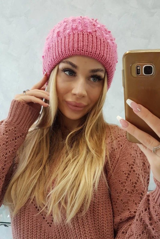 Bubble hat K219 světle růžová