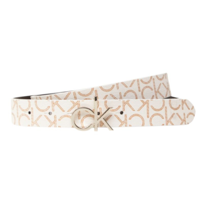 Calvin Klein Ck Logo Belt 30Mm Mono K60K607334 - Dámské oblečení doplňky opasky a kravaty