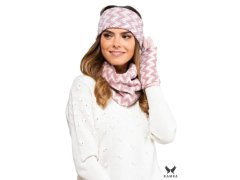 Dámská čelenka MADISON růžová - Kamea