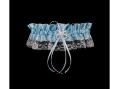 Podvazek PW-30 bílomodrá - Julimex