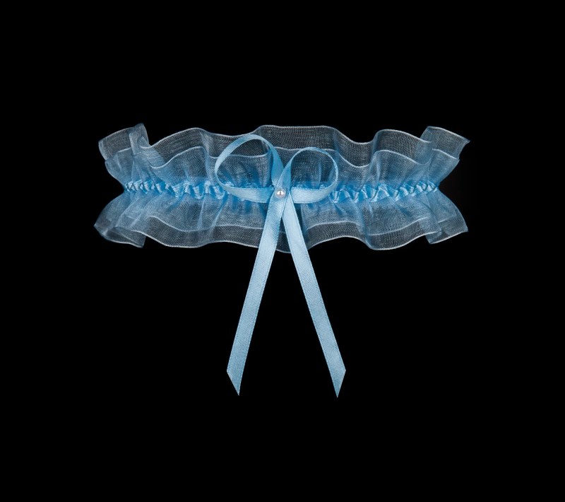 Podvazek PW-03 modrá - Julimex - Dámské oblečení doplňky pásky na stehna